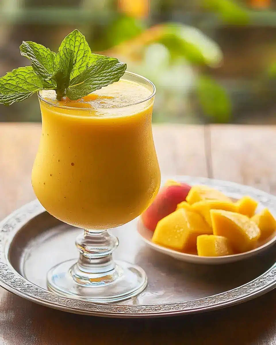 Mango Papaya Lassi: A Creamy Escape from Fast Food Boredom