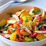 Apfel-Paprika-Salat mit Räucherpute First Image First Image