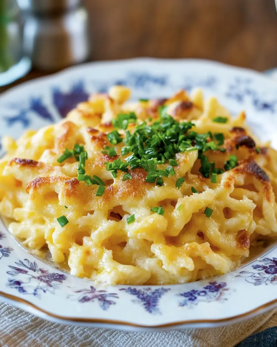 Ofenkäse-Spätzle aus der Heißluftfritteuse: Irresistibly Cheesy Delight 6 eqa02w2k3ol6mimjssfh