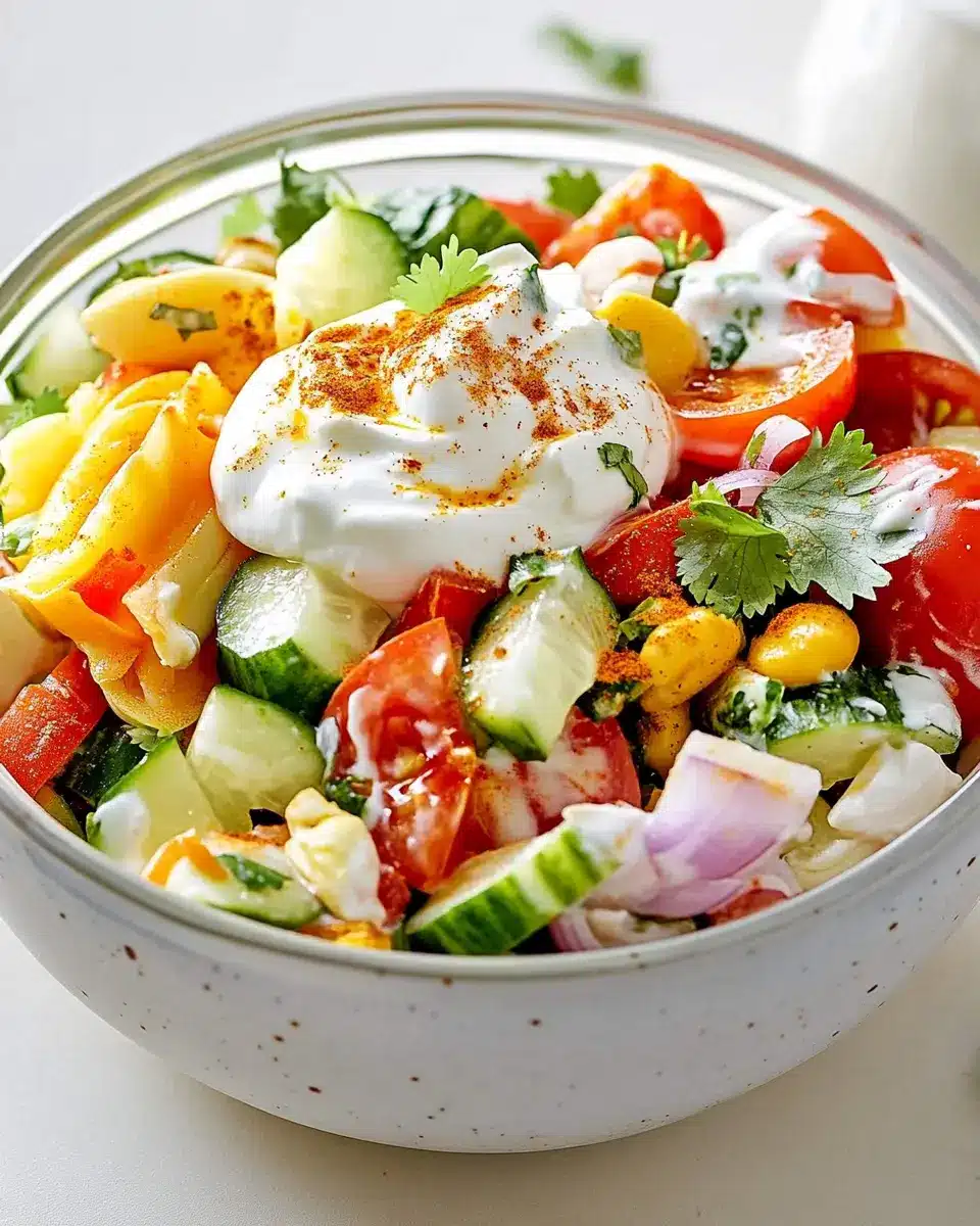 Indischer Salat mit Würzjoghurt First Image First Image