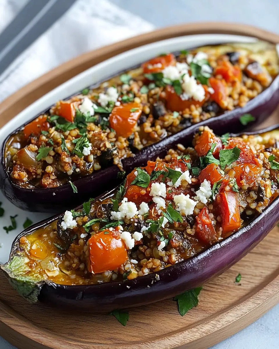 Gefüllte Aubergine: Irresistibly Flavorful & Easy to Make!