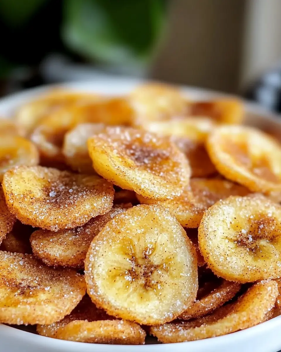 Zimt-Zucker-Bananenchips aus der Heißluftfritteuse: Irresistibly Crunchy Snack!