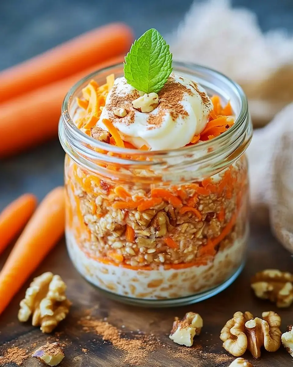 Carrot Cake Overnight Oats