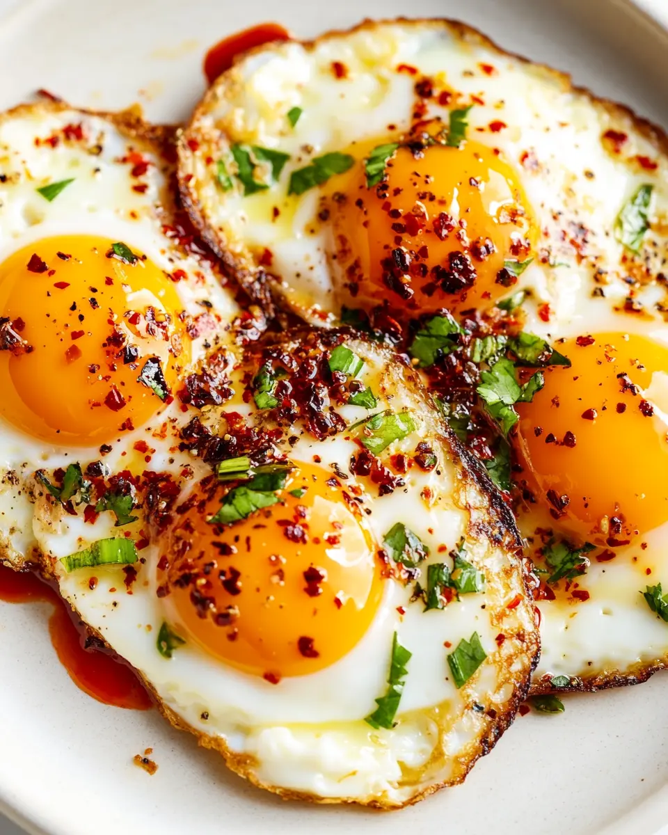 Crispy Chili Oil Eggs: Irresistibly Spicy Brunch Delight