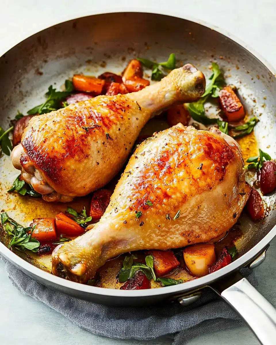 Hähnchenschenkel aus der Pfanne: Juicy Perfection Made Easy