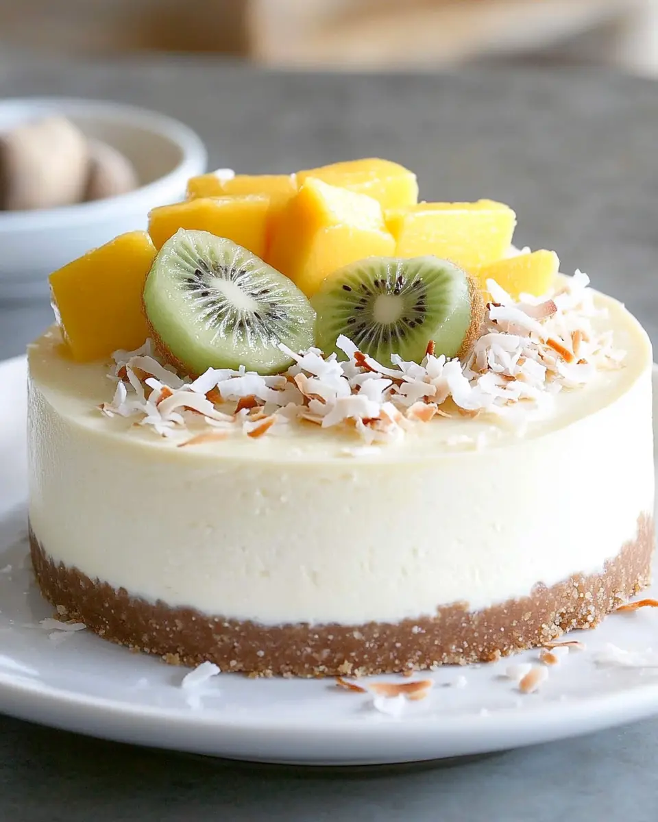 Kokos-Cheesecake: The Indulgent Tropical Escape You Need