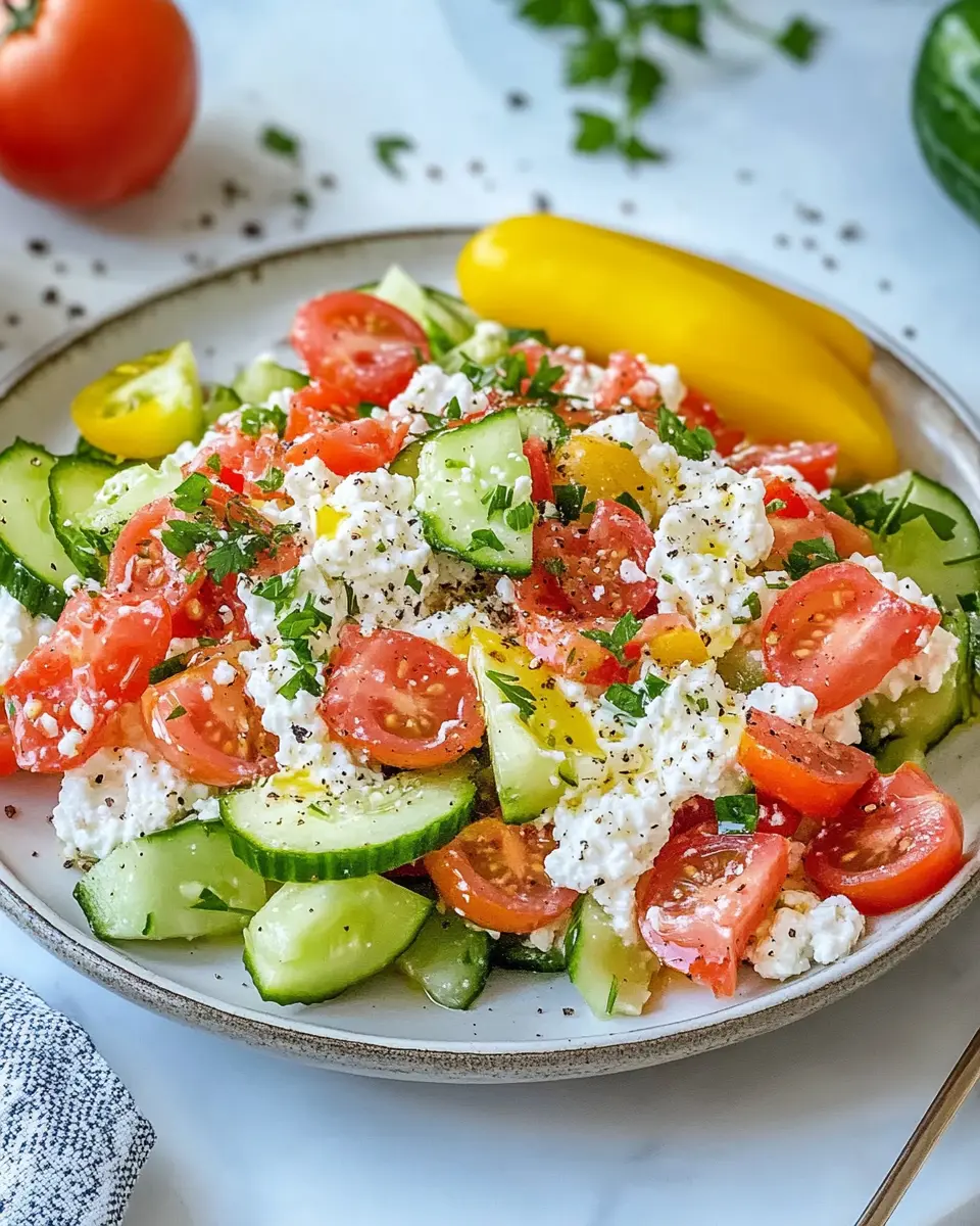 Hüttenkäse-Salat: The Best Creamy Salad You’ll Crave Daily