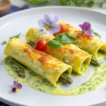Spargel Cannelloni mit Kräutersauce First Image First Image