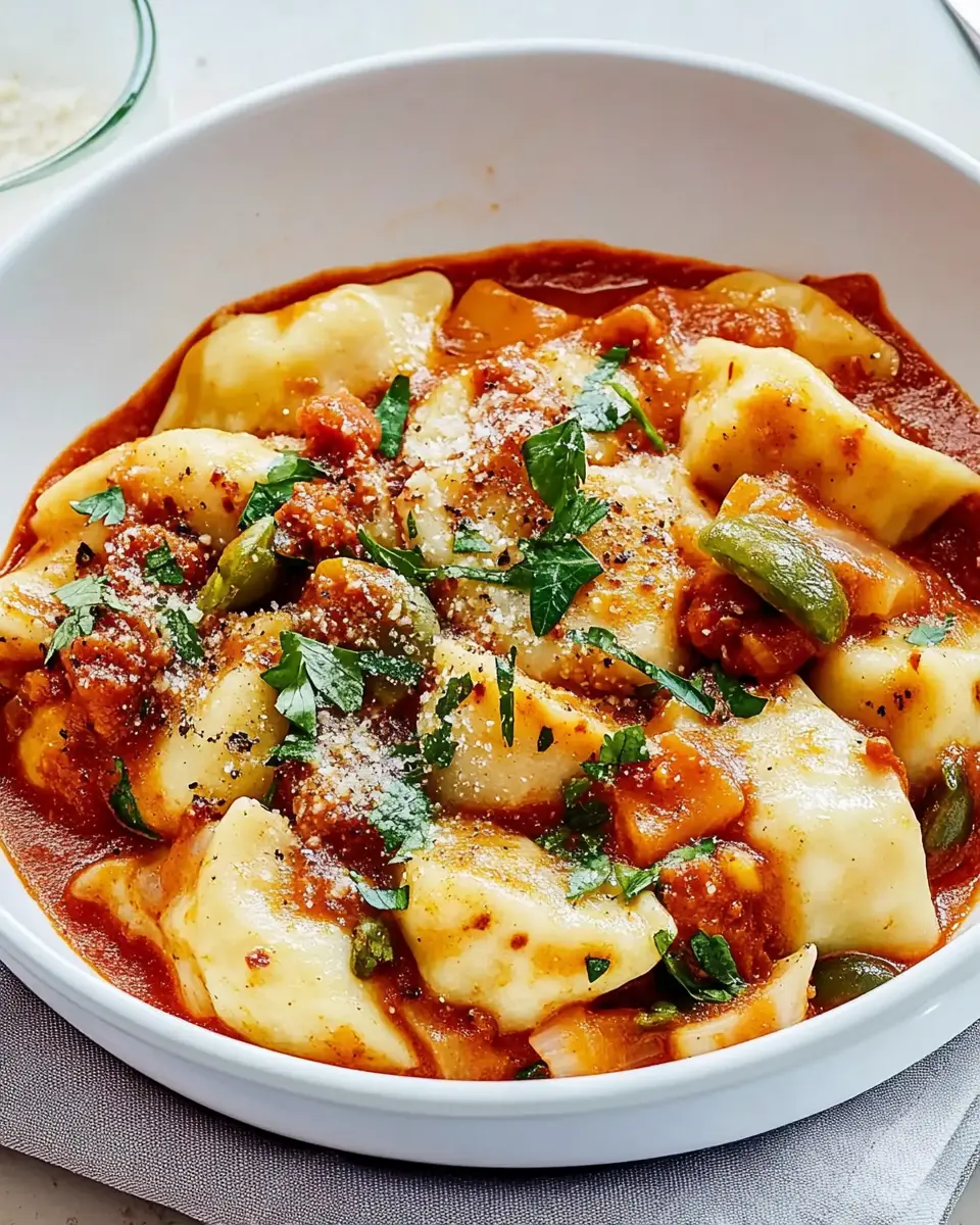 Maultaschen Gulasch in pikanter Paprikasoße: A Cozy Delight