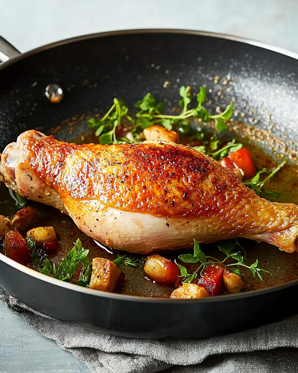 Hähnchenschenkel aus der Pfanne: Juicy Perfection Made Easy