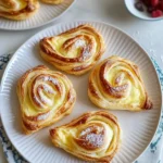 Einfache Puddingteilchen mit Blätterteig First Image First Image