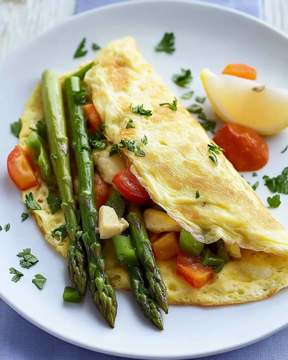 Gemüse-Omelett mit grünem Spargel: A Deliciously Easy Delight