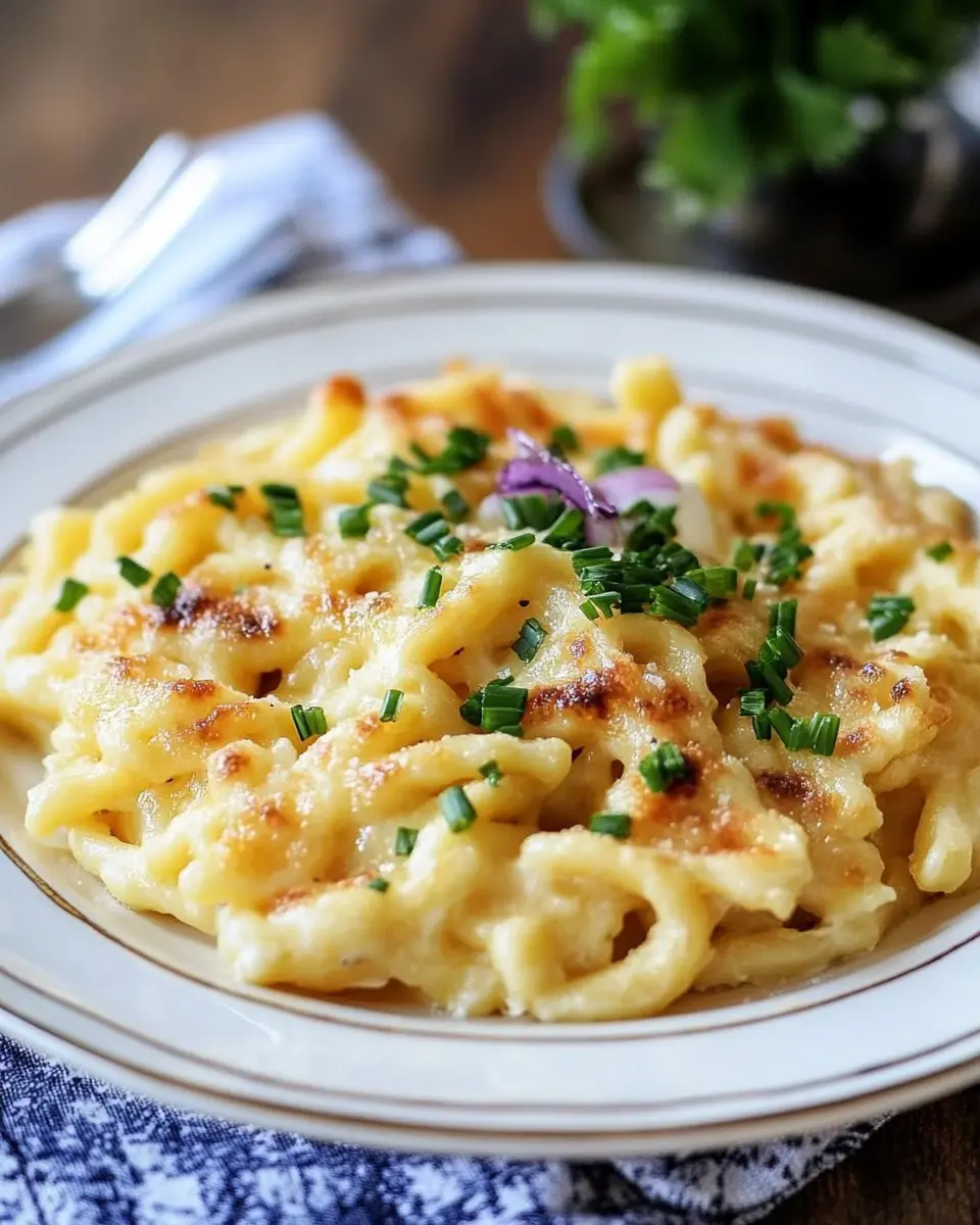 Ofenkäse-Spätzle aus der Heißluftfritteuse: Irresistibly Cheesy Delight 5