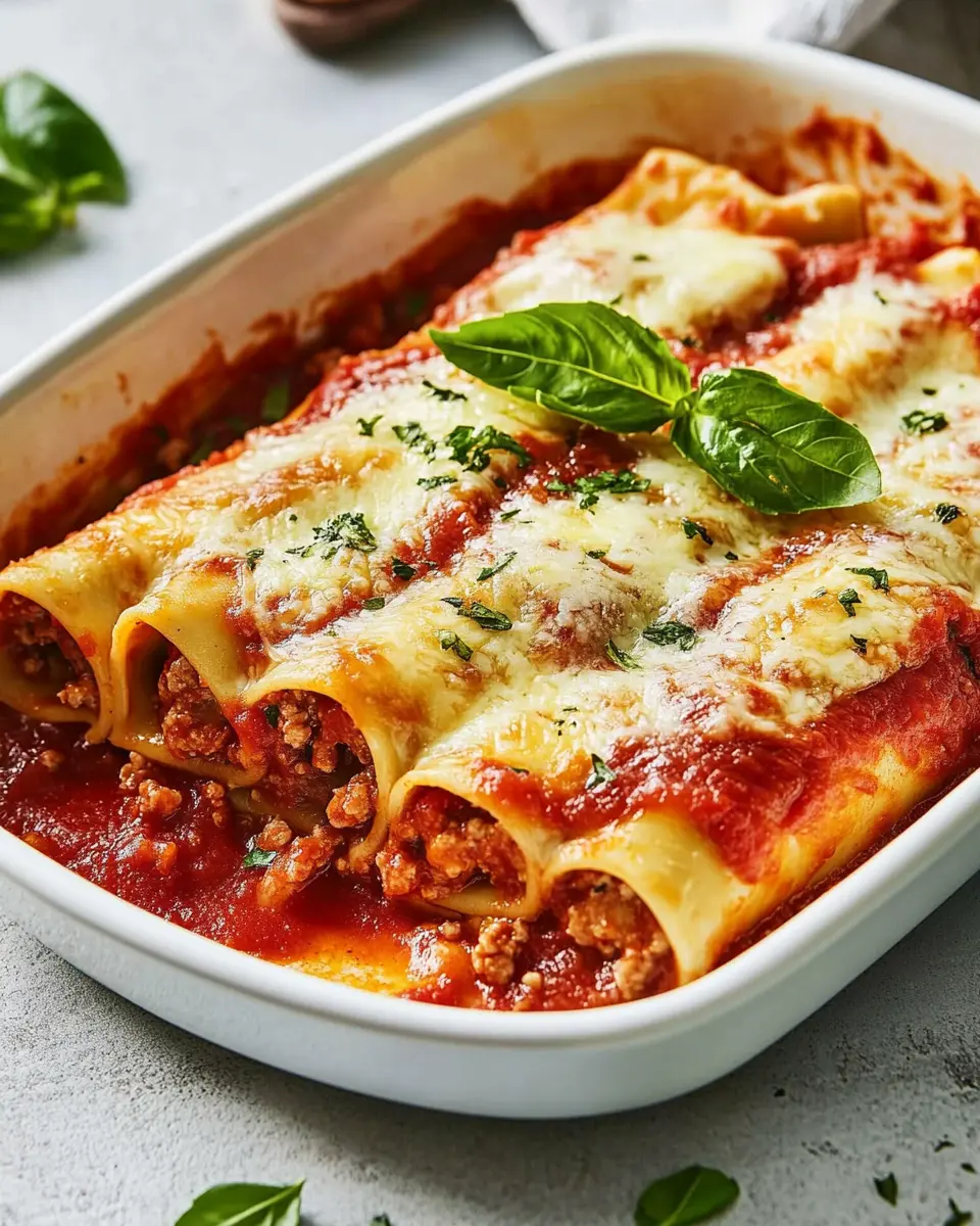 Cannelloni mit Hackfleisch First Image First Image