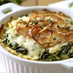 Spinatspätzli-Gratin mit Käse und Zwiebeln First Image First Image