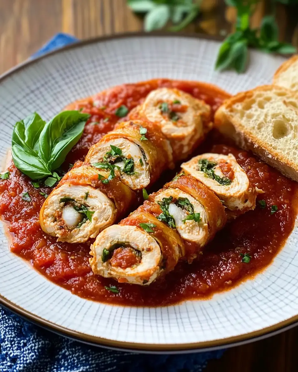Hähnchenrouladen in Tomatensauce: Juicy Comfort on a Plate