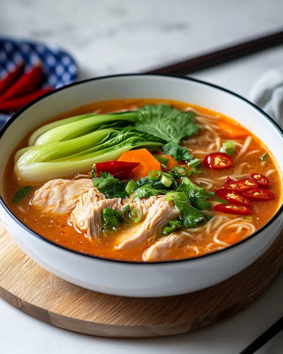 Peking-Suppe mit Hähnchen: Irresistibly Bold Comfort Food