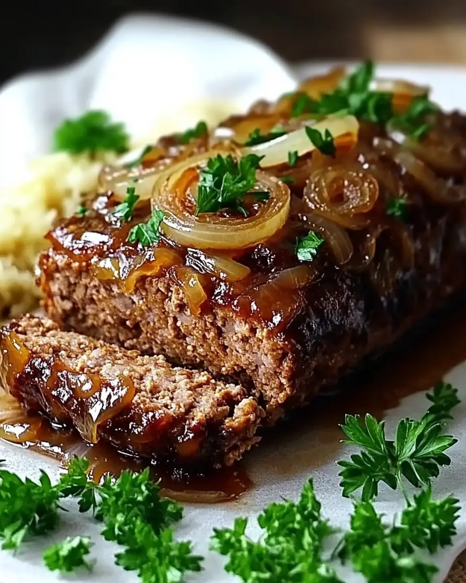 Französischer Zwiebelhackbraten: Juicy Comfort Food Bliss