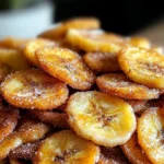 Zimt-Zucker-Bananenchips aus der Heißluftfritteuse First Image First Image