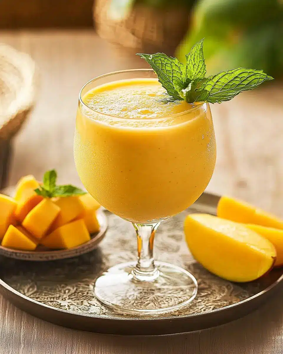 Mango Papaya Lassi: A Creamy Escape from Fast Food Boredom