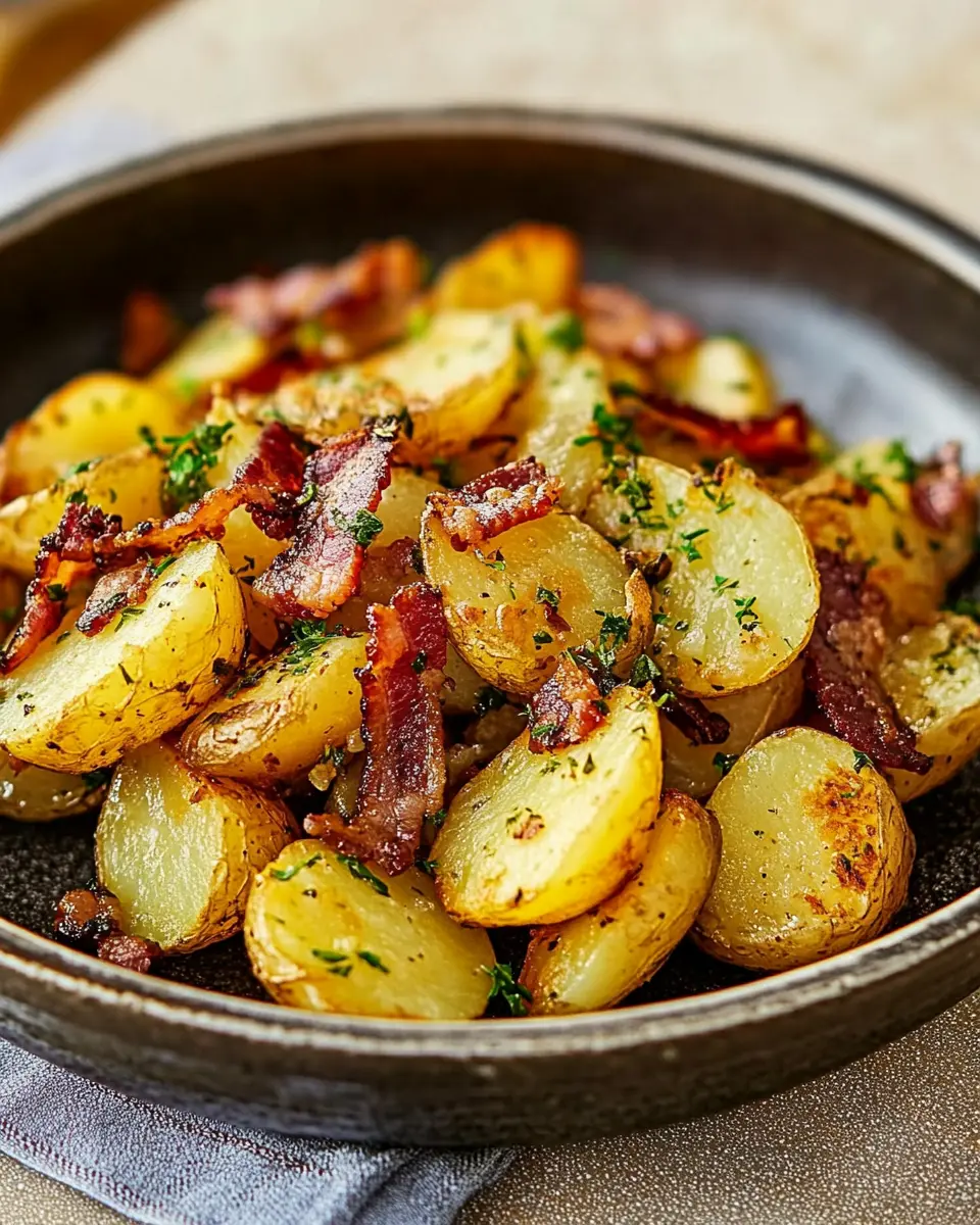 Bratkartoffeln mit Speck First Image First Image