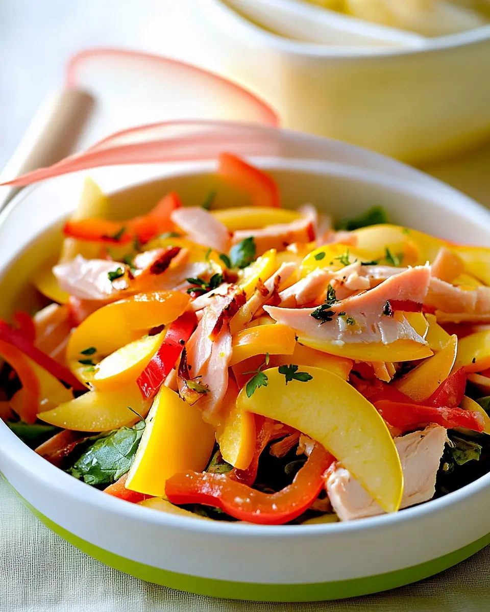 Apfel-Paprika-Salat mit Räucherpute: A Flavorful Escape