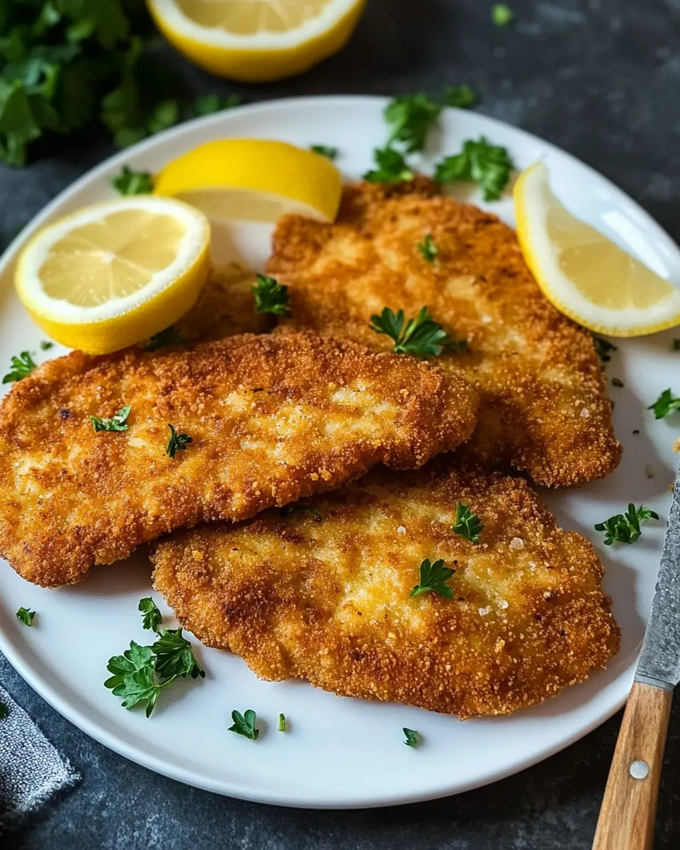 Panierte Schnitzel aus dem Backofen: Effortlessly Crispy Joy