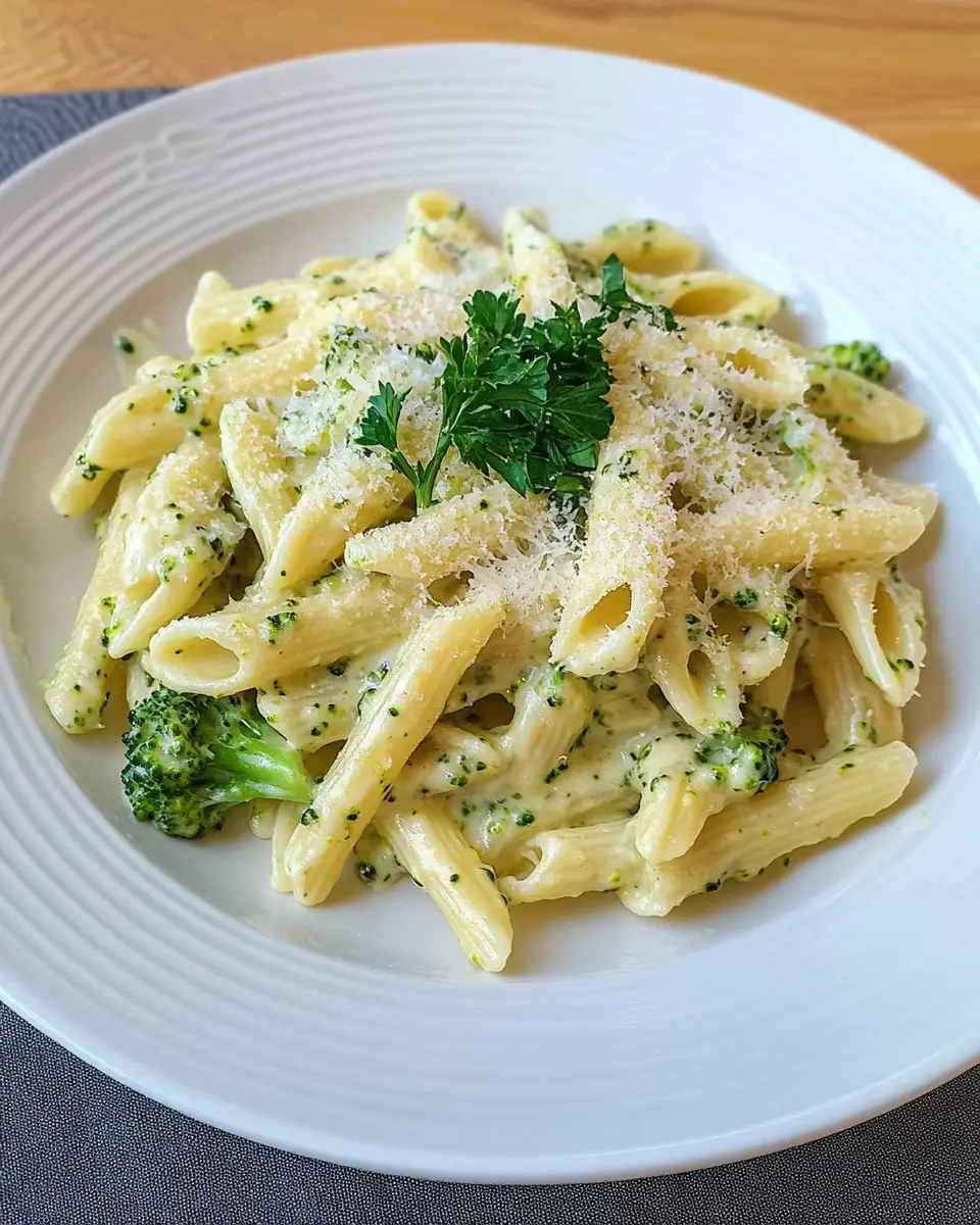 Pasta mit Brokkoli-Käse-Soße First Image First Image