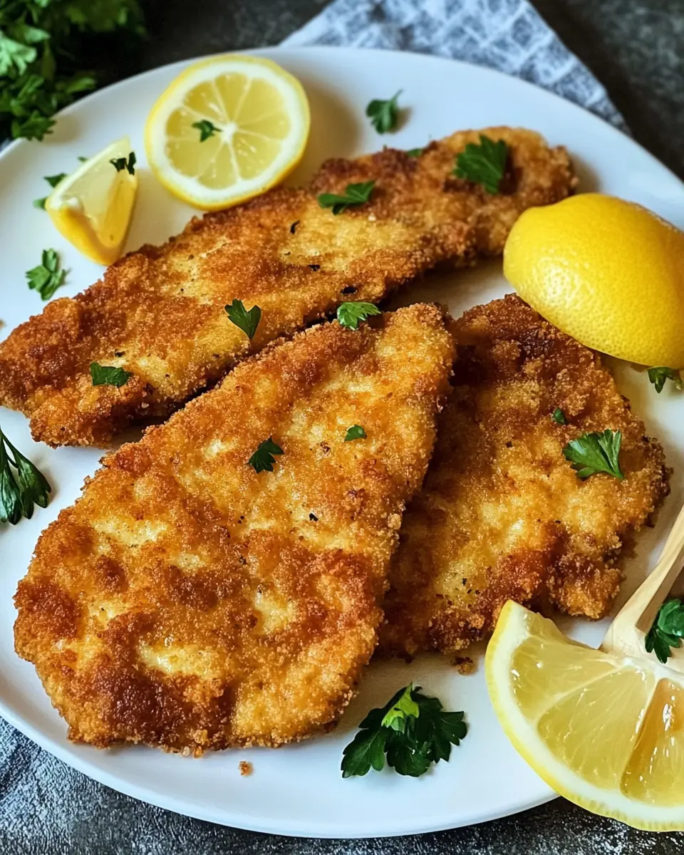 Panierte Schnitzel aus dem Backofen: Effortlessly Crispy Joy