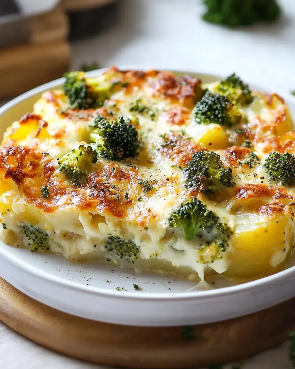 Kartoffel-Brokkoli-Gratin
