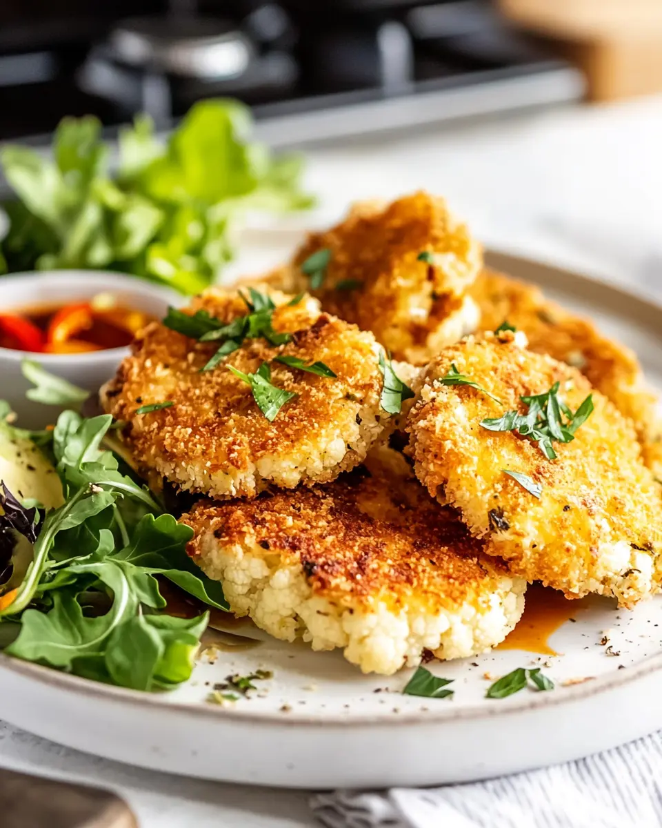 Blumenkohlschnitzel aus dem Backofen: Irresistibly Crispy Delight