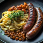 Linsen mit Spätzle und Rostbratwürsten First Image First Image