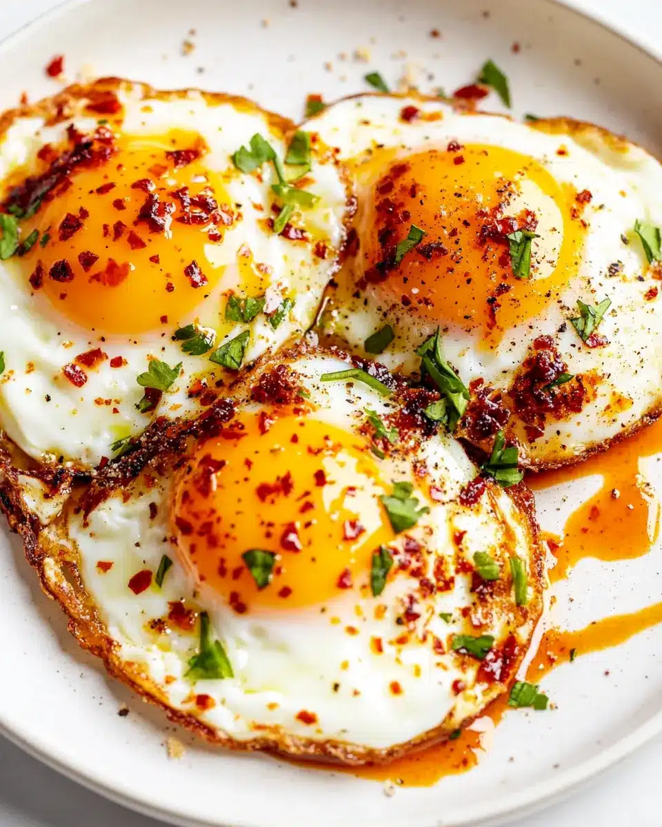 Crispy Chili Oil Eggs: Irresistibly Spicy Brunch Delight