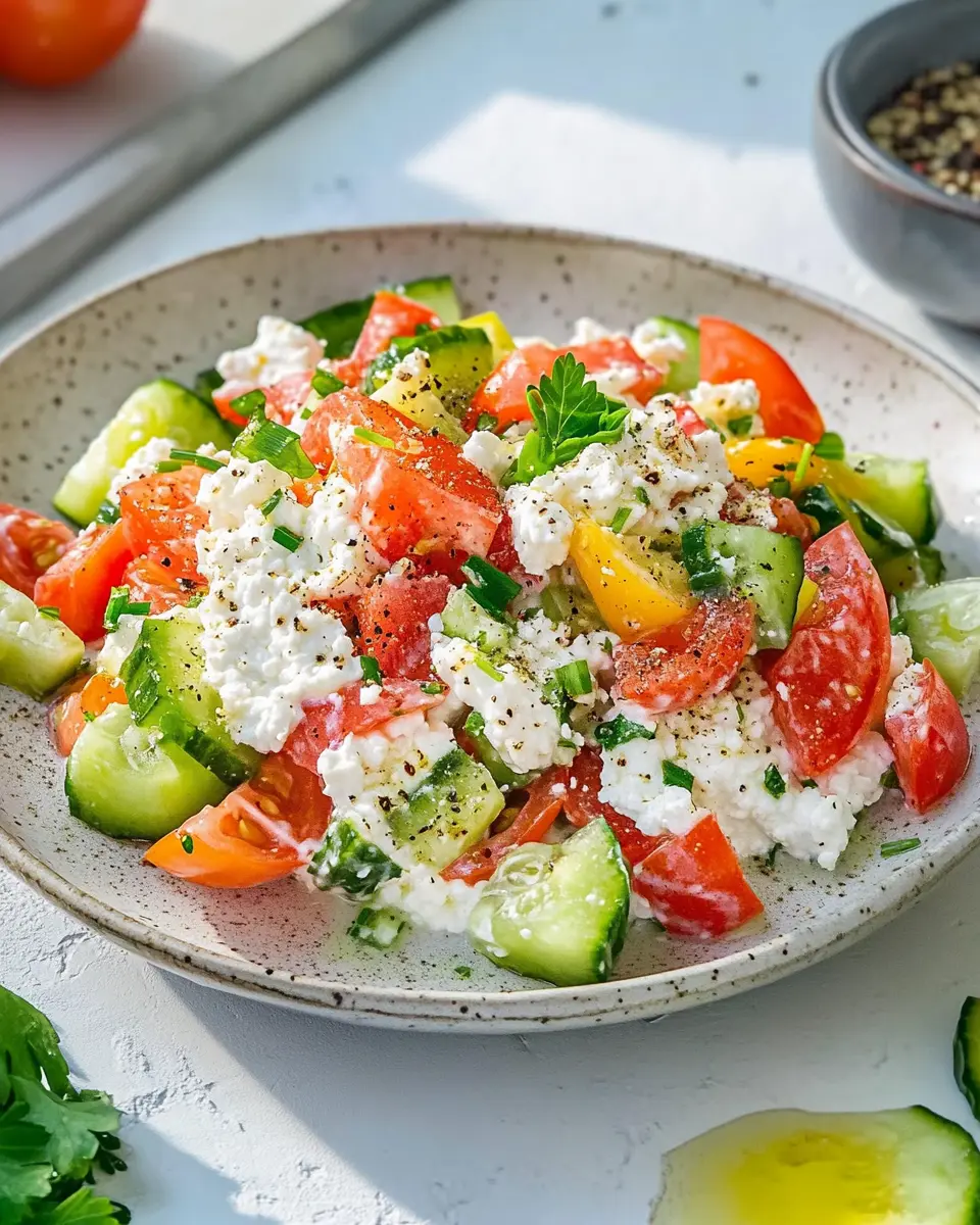 Hüttenkäse-Salat: The Best Creamy Salad You’ll Crave Daily