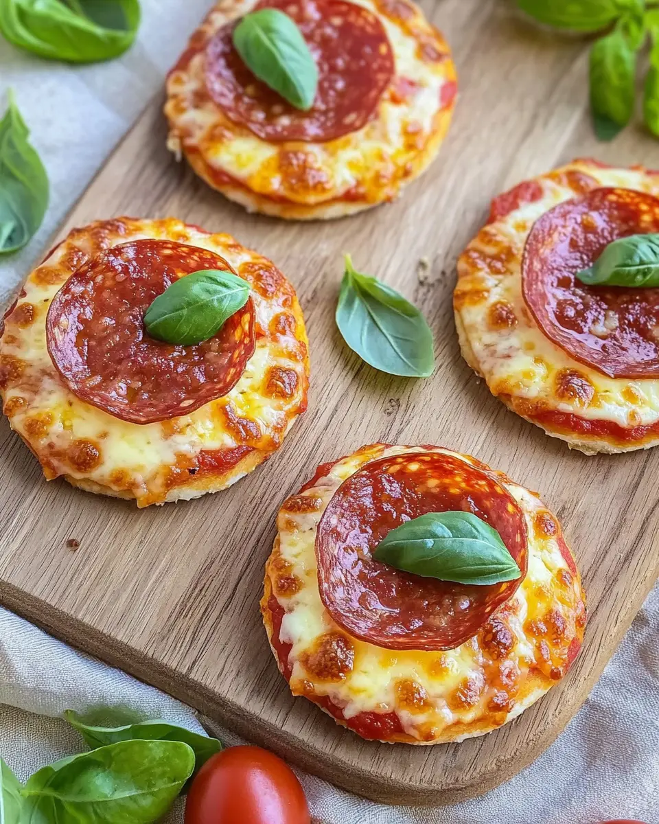 Schnelle Salami Piccolini Mini Pizzen: Easy Party Pleasers!