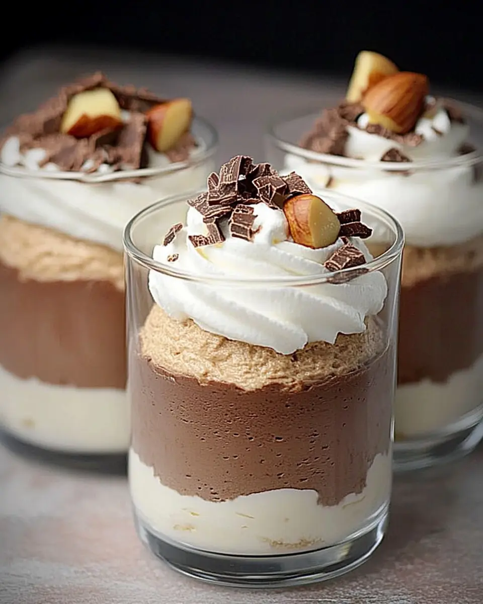 Mascarpone-Schokoladenmousse-Becher: Indulgent Chocolate Bliss