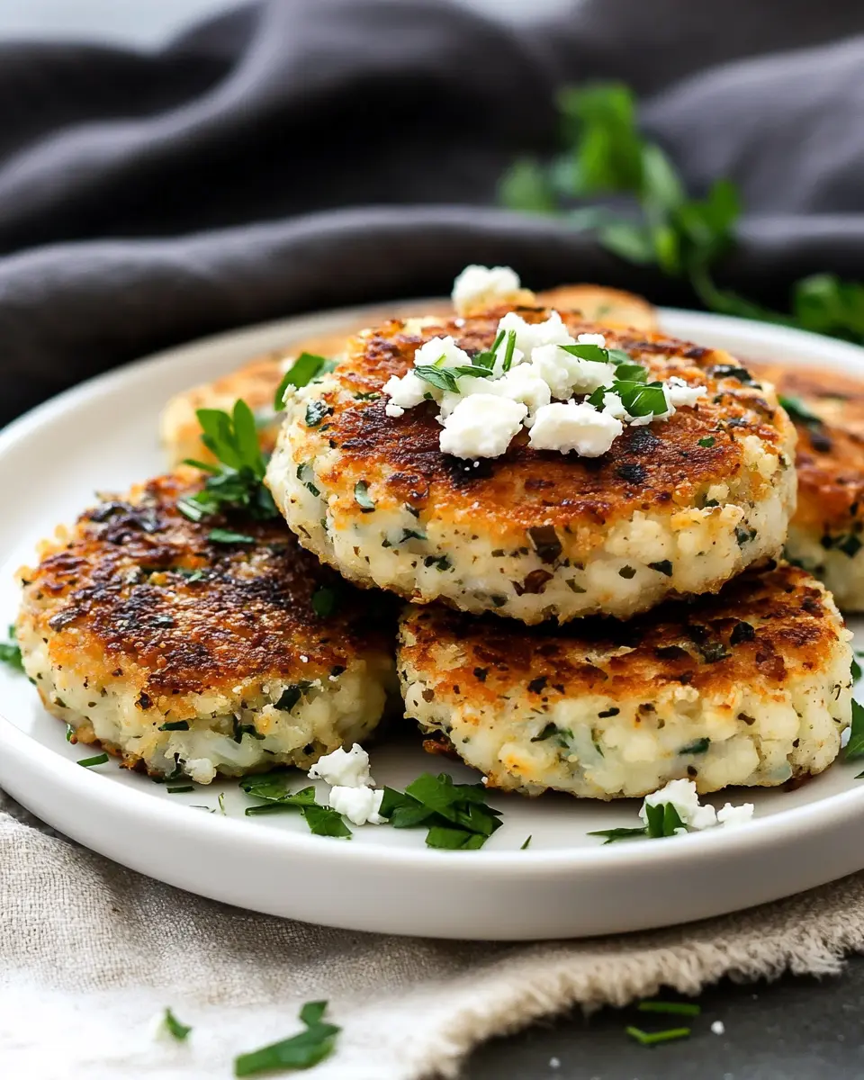 Rustikale Blumenkohlbratlinge: Irresistibly Crunchy Delights