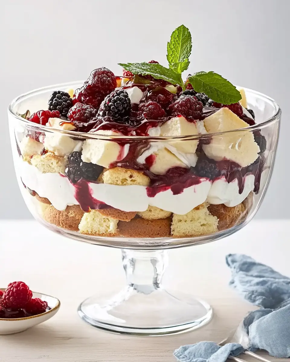 Hütten-Trifle mit Vanillequark: Indulge in Creamy Bliss