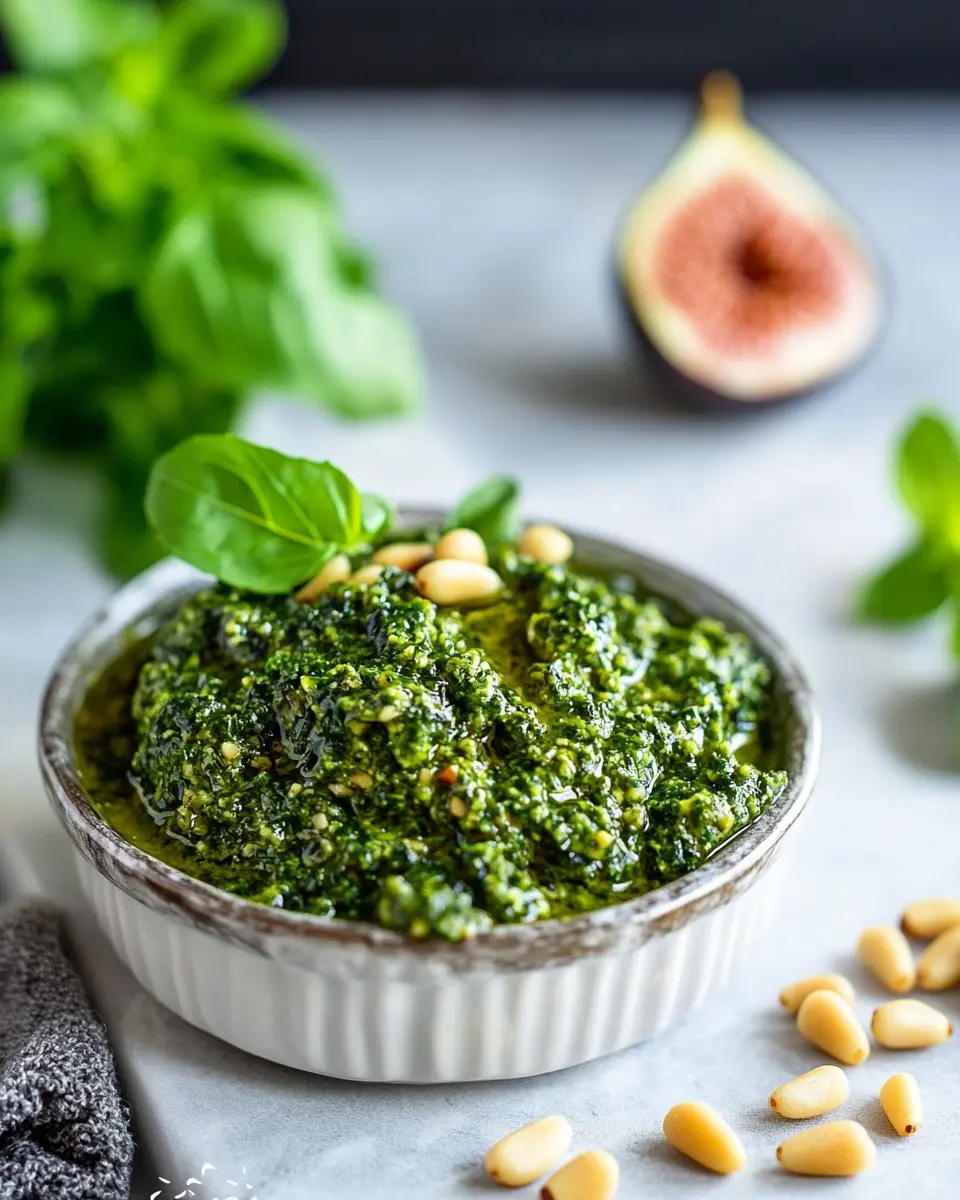 Grünkohl-Pesto mit Feige bringt Irresistible Flavor Bliss
