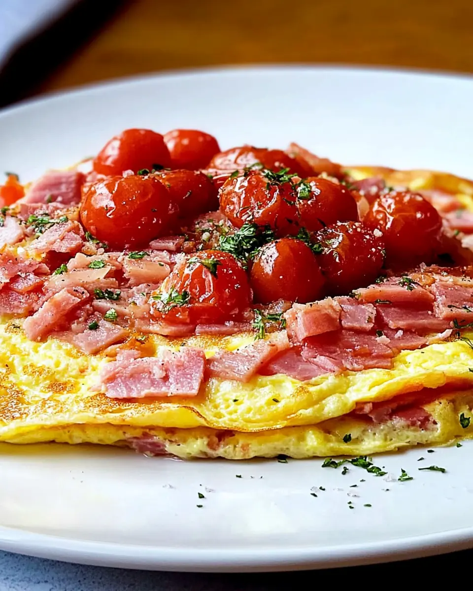 Schinken-Tomaten-Omelett: The Best Creamy Breakfast Delight
