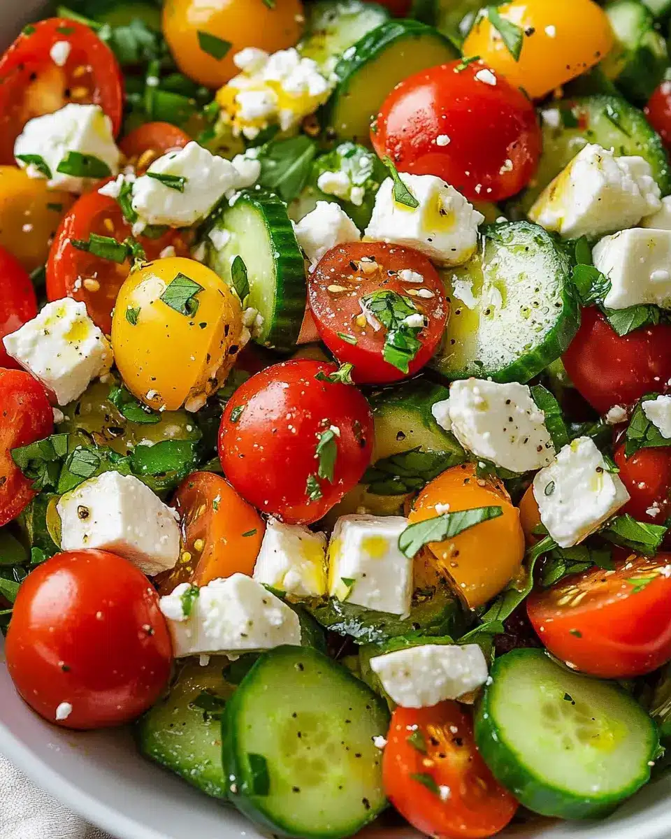 Leichter mediterraner Salat: Unvergleichlich frisch und lecker
