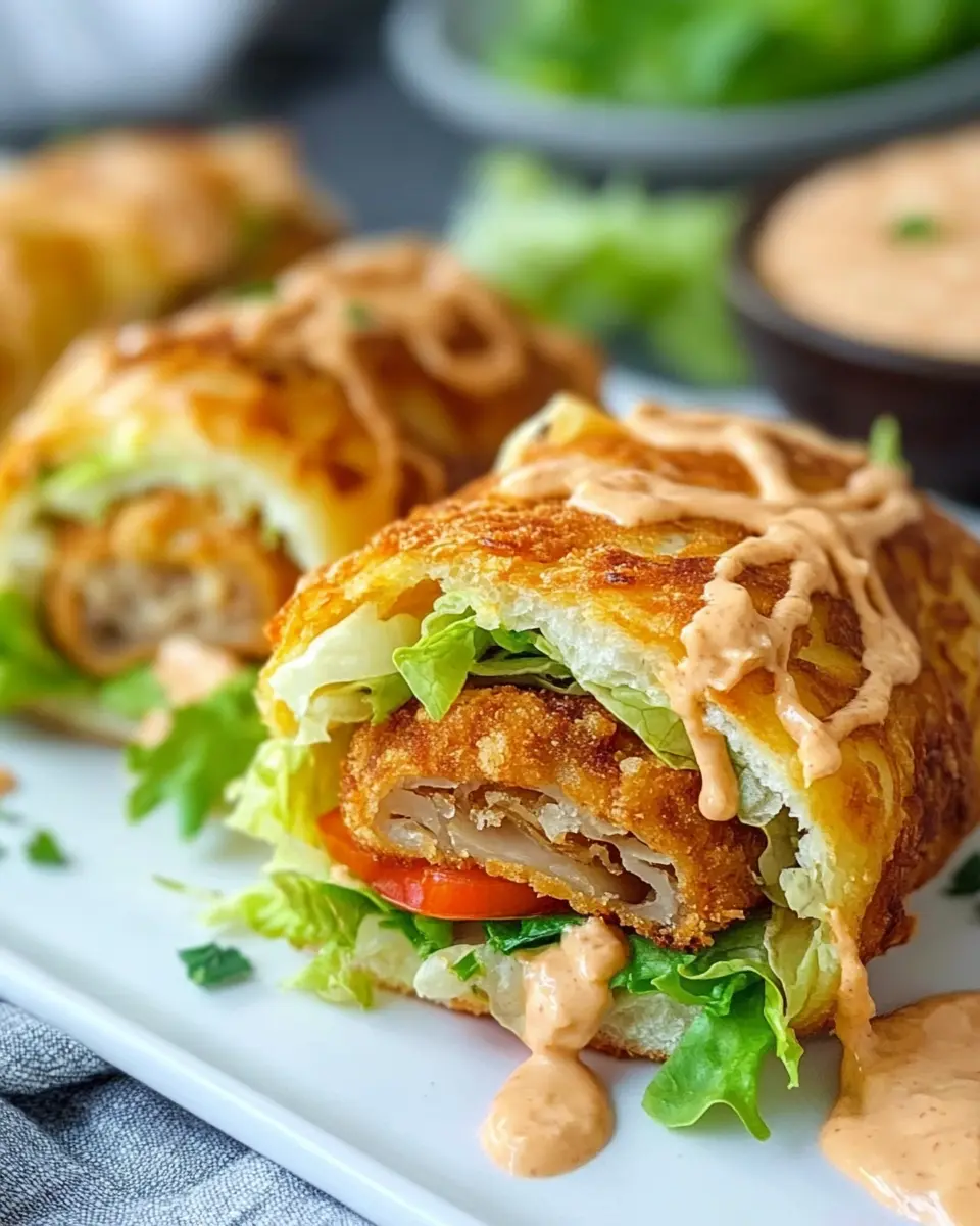 Knusprige Zwiebelrolle Big Mac Style: Irresistibly Crispy Delight
