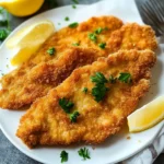 Panierte Schnitzel aus dem Backofen First Image First Image