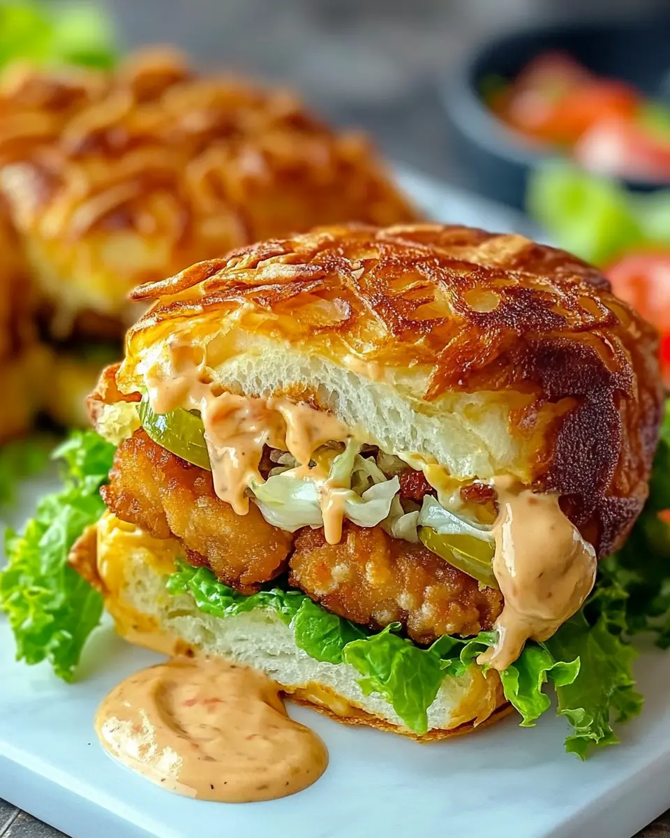 Knusprige Zwiebelrolle Big Mac Style: Irresistibly Crispy Delight
