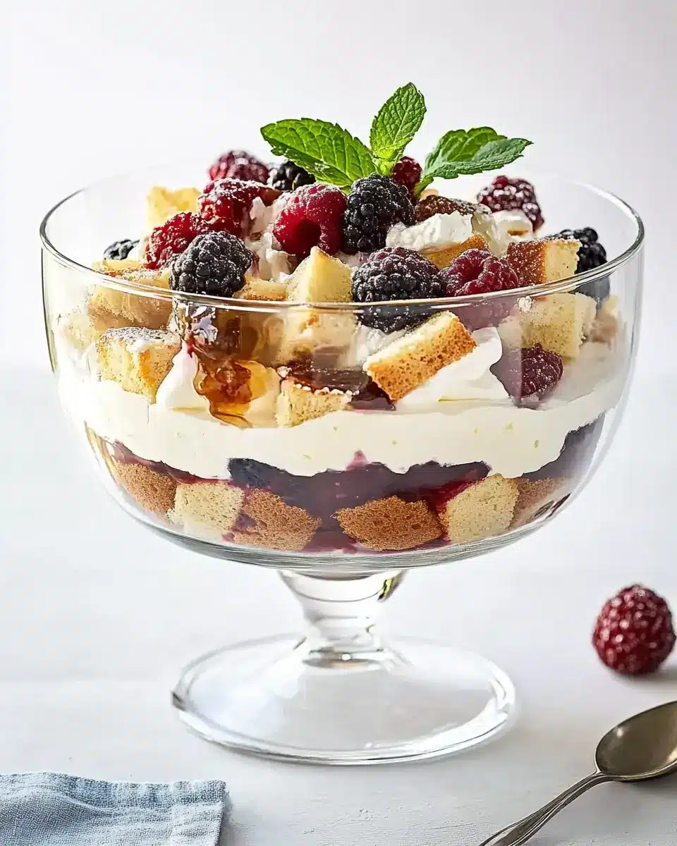 Hütten-Trifle mit Vanillequark: Indulge in Creamy Bliss