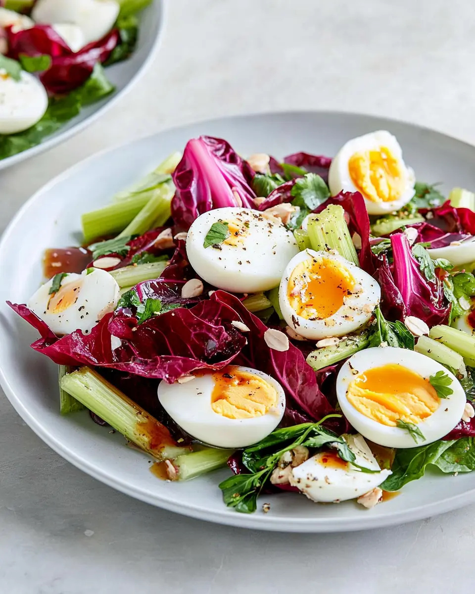 Radicchio-Sellerie-Salat mit Ei: Easy, Bold Flavors to Savor