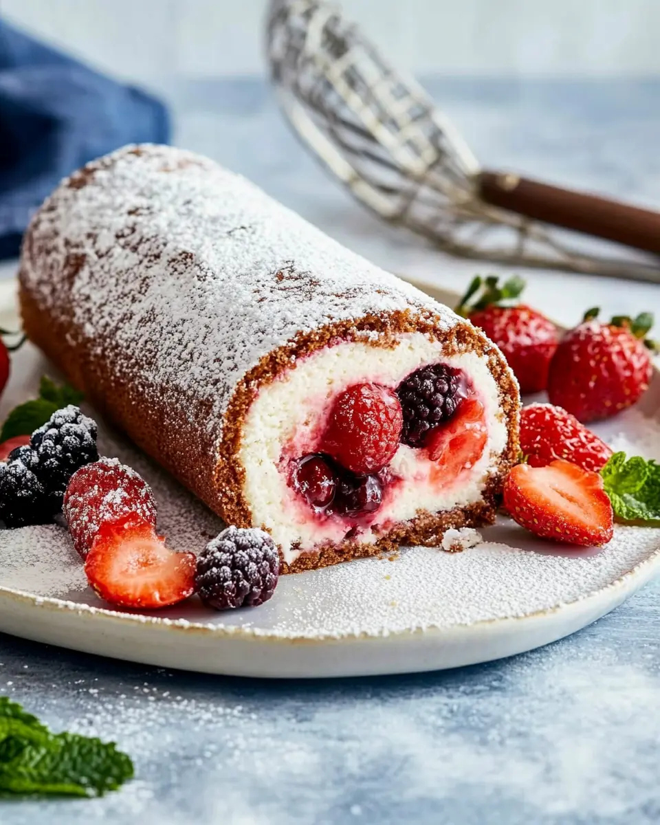 Vegane Biskuitrolle First Image First Image