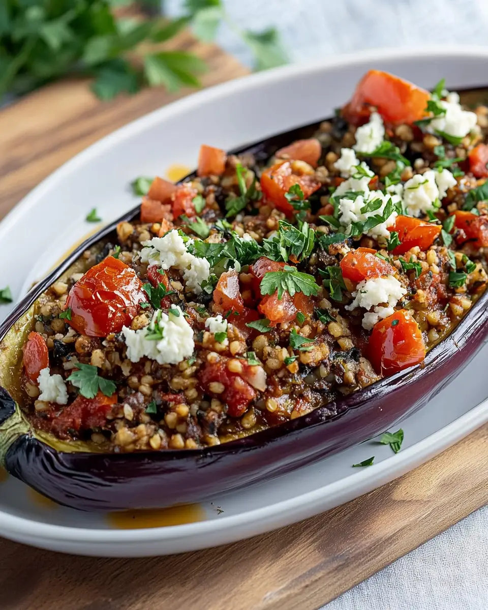 Gefüllte Aubergine: Irresistibly Flavorful & Easy to Make!