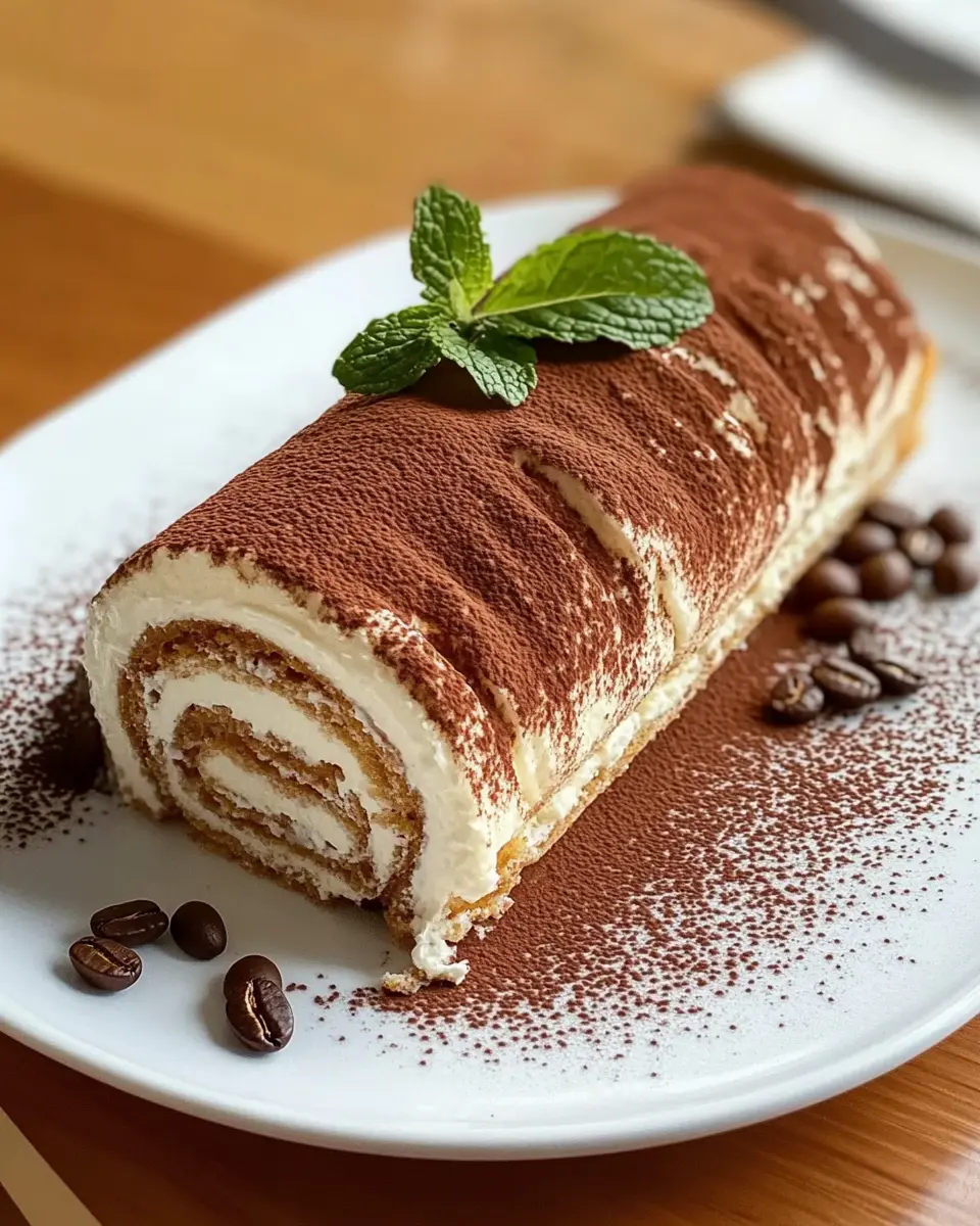 Tiramisu-Rolle ohne Backen First Image First Image