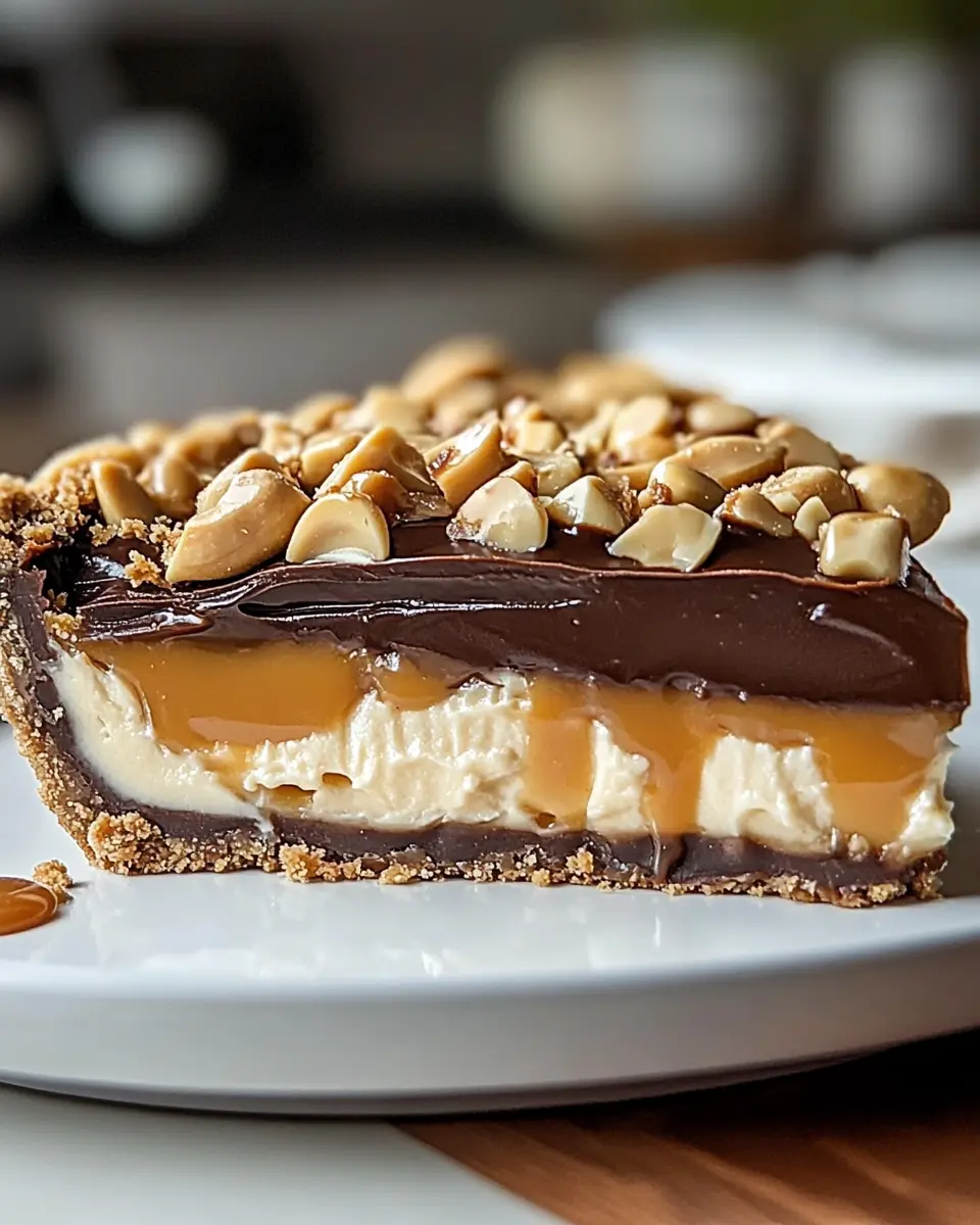 Snickers Pie: Irresistibly Indulgent No-Bake Delight